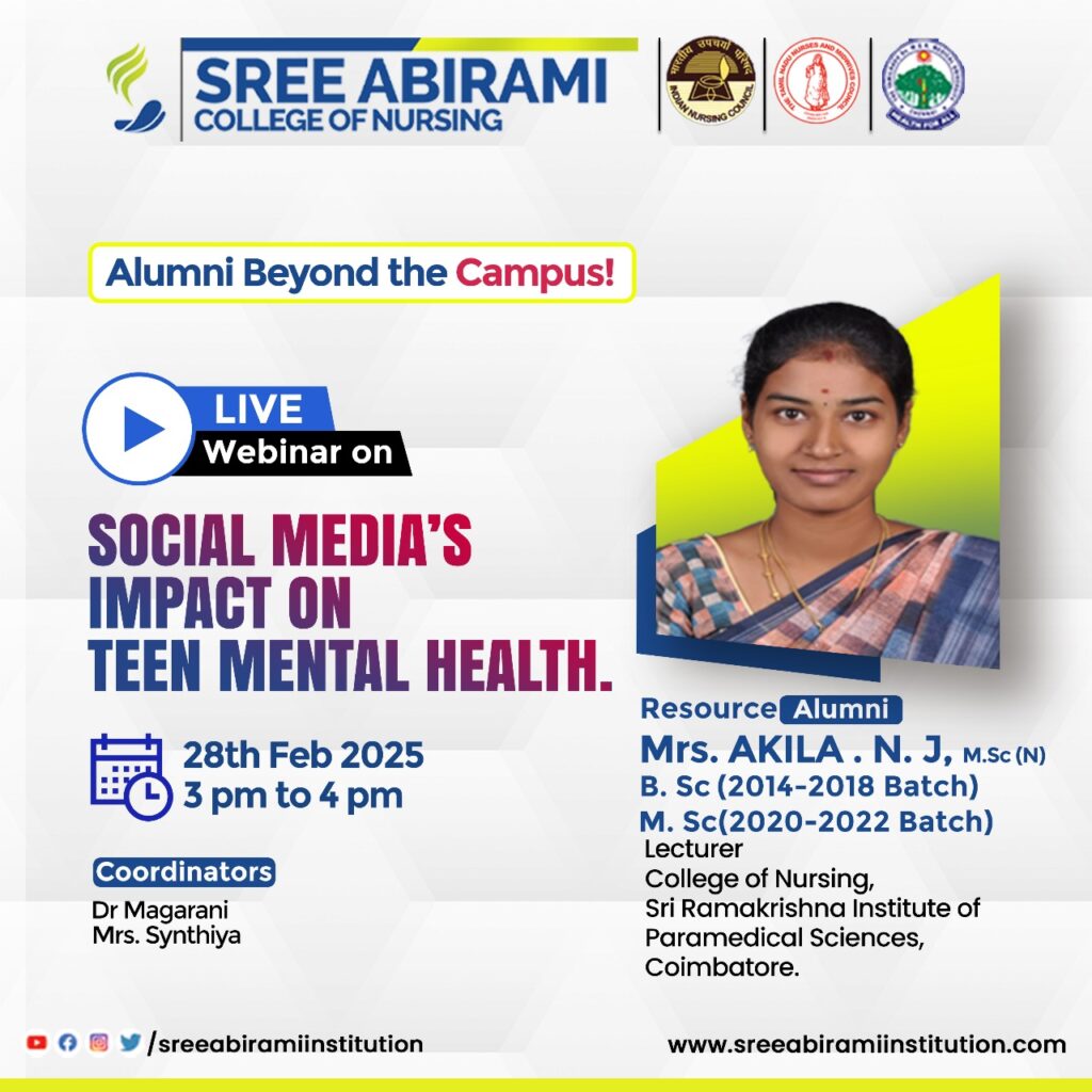 Alumni BEYOND THE CAMPUS Webinar – Topic of Social Media’s Impact on Teen Mental Health Alumni BEYOND THE CAMPUS Webinar – Topic of Social Media’s Impact on Teen Mental Health