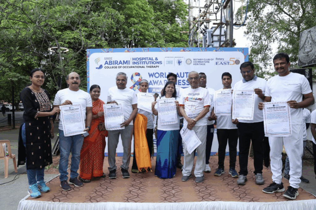 Embracing Neurodiversity: Sree Abirami College of Occupational Therapy Celebrates World Autism Awareness Day 2025**