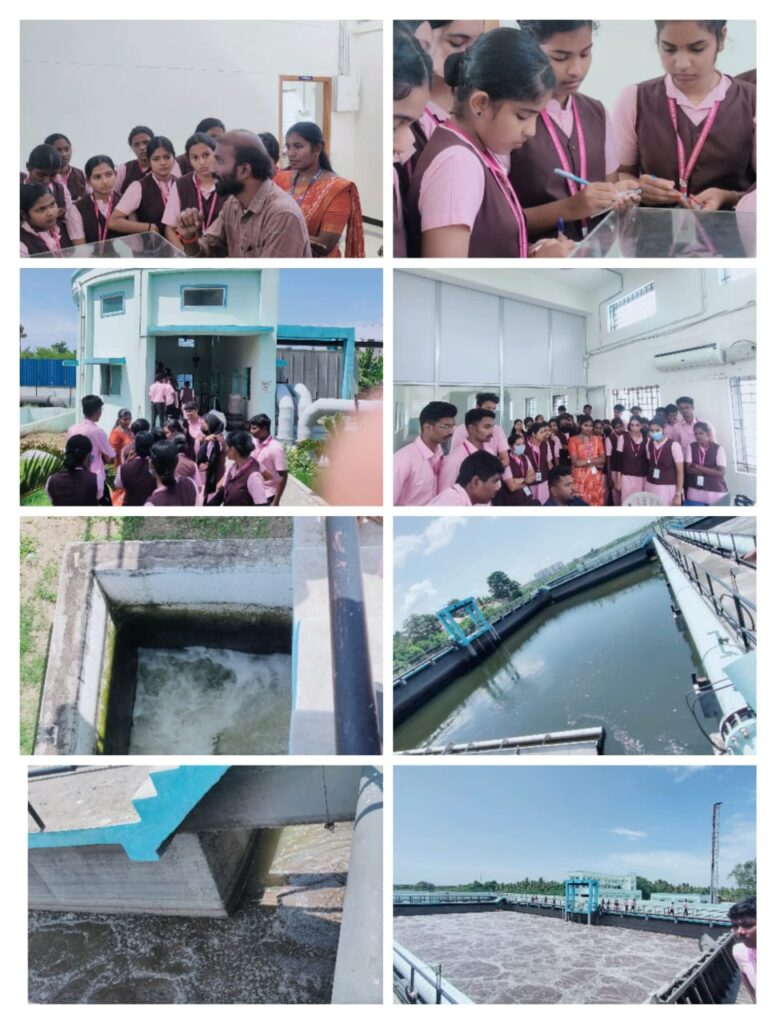 Educational Field Visit to Nanjundapuram Sewage Treatment Plant