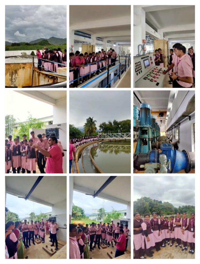 Educational Field Visit to WATER PURIFICATION PLANT, Coimbatore